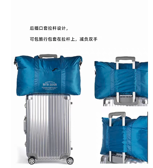 日系輕量可摺疊旅行袋｜大容量飛行手提行李包｜回程行李箱容量不夠 5