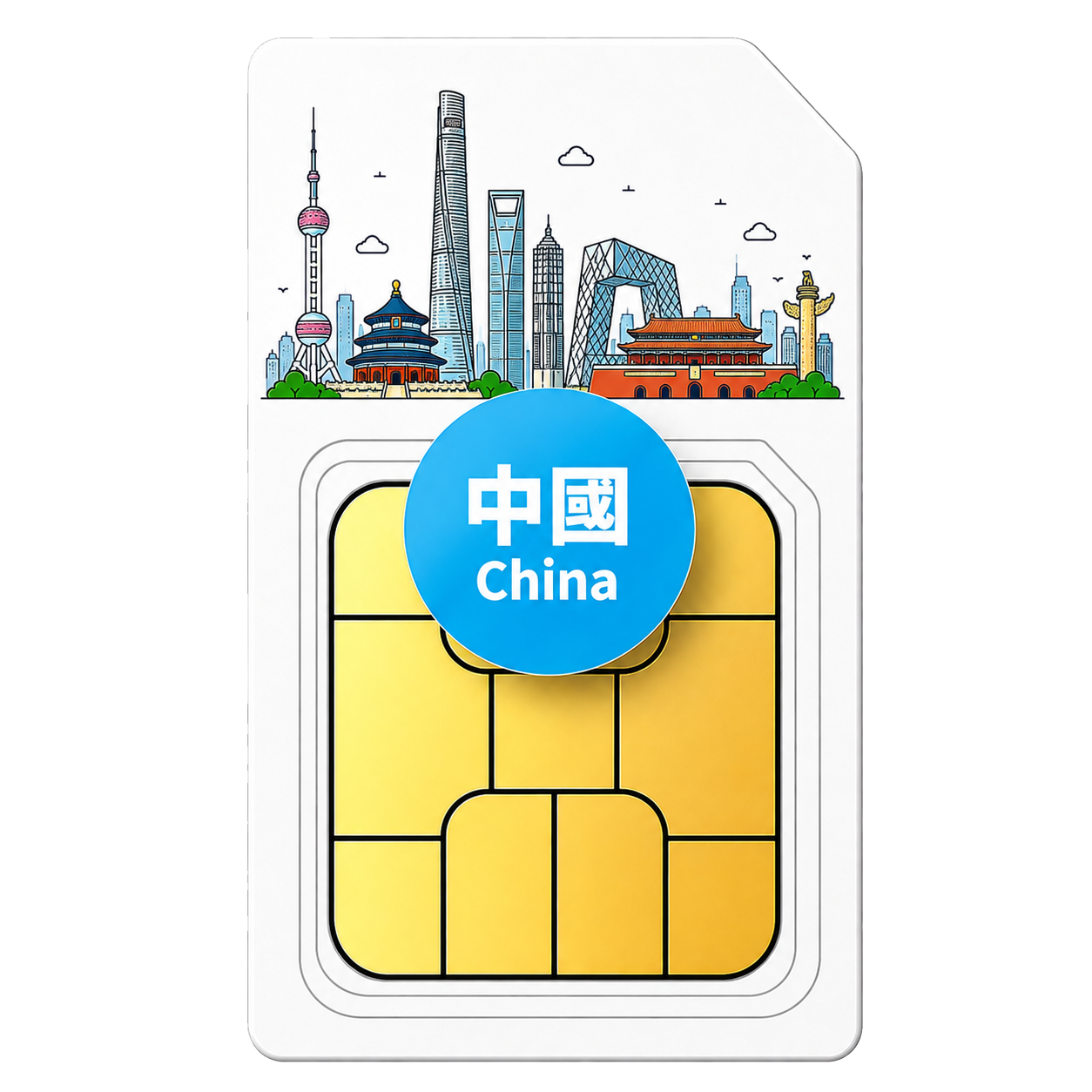 中國大陸 eSIM 每日型｜速度介於 40～100 Mbps｜流量用完降速至128kbps