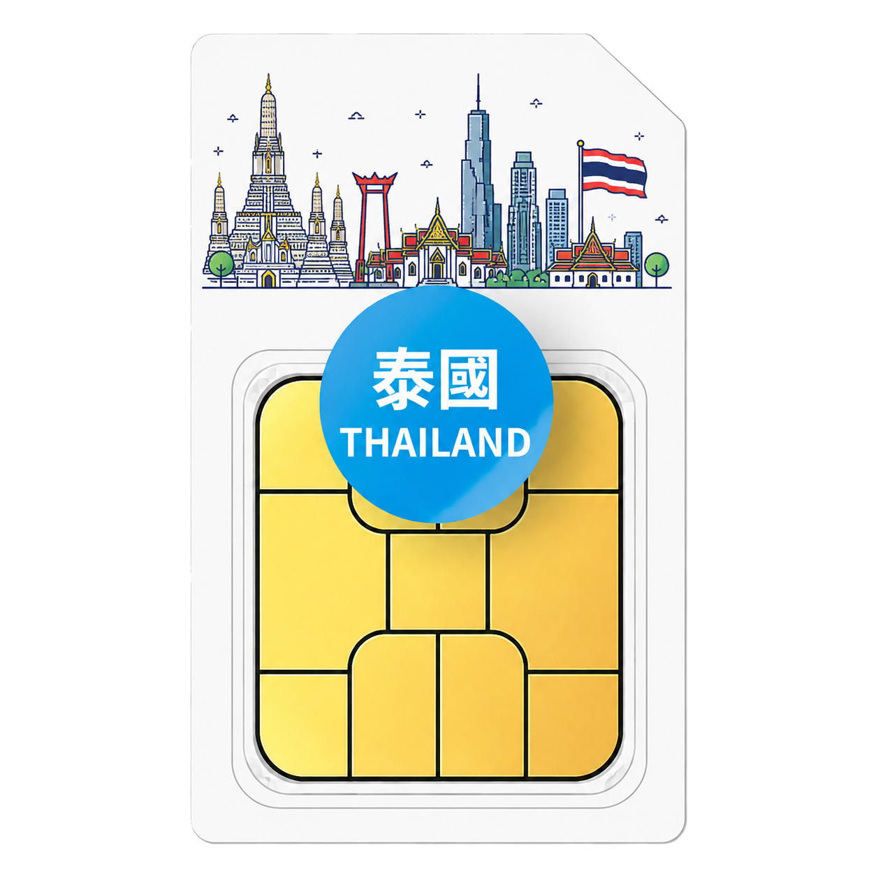泰國 eSIM 吃到飽  原生卡 原生eSIM 泰國當地IP