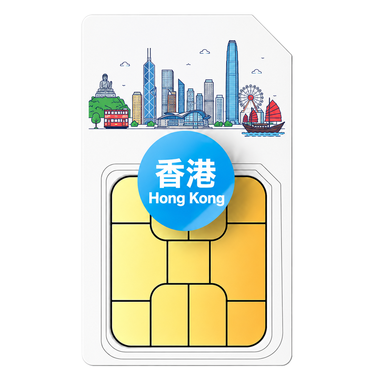 香港 eSIM 吃到飽  CSL / China Telecom HK